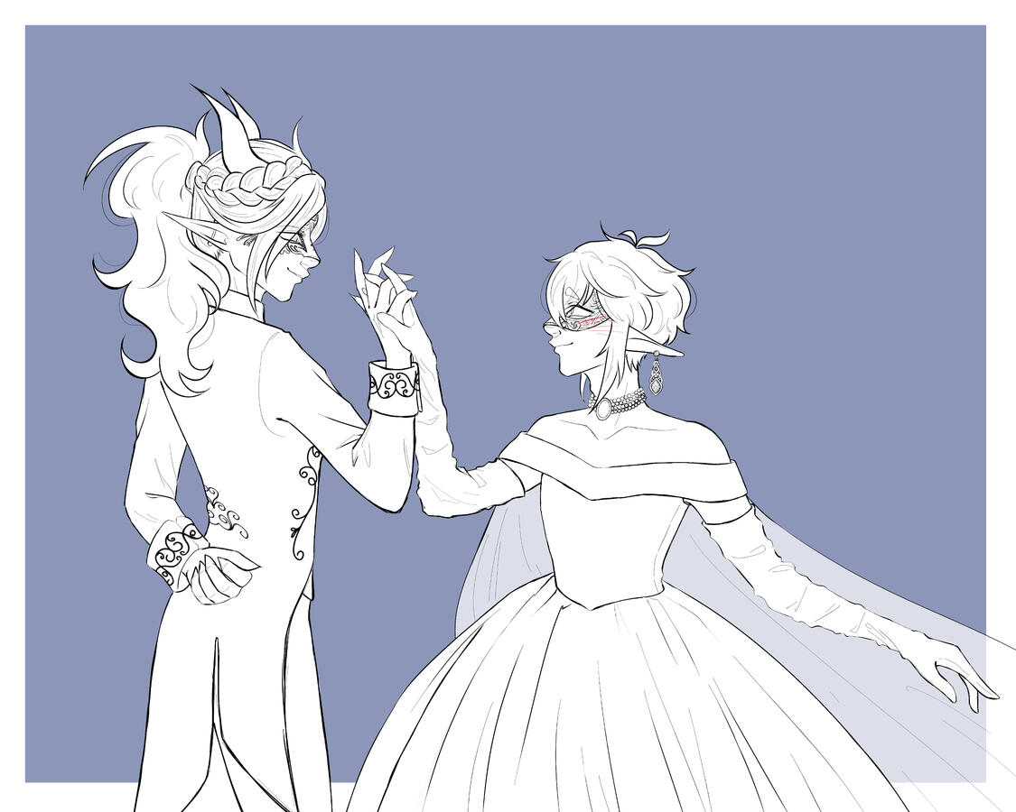 Neve & Shyrix (Friend's OC)