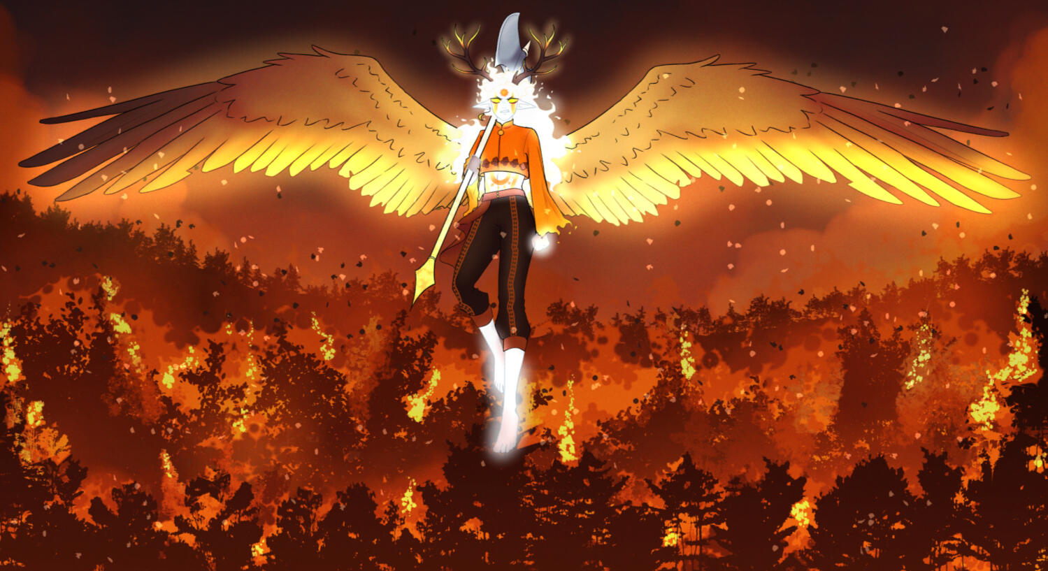 Soleil (Friend's OC, design by me)